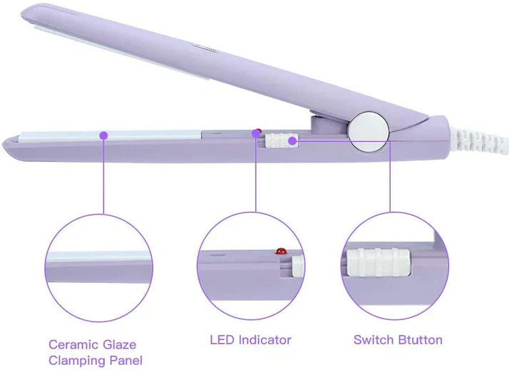 Mini Hair Straightener, Travel Size