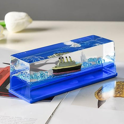 Titanic Table Cruise Ship With Ice Block