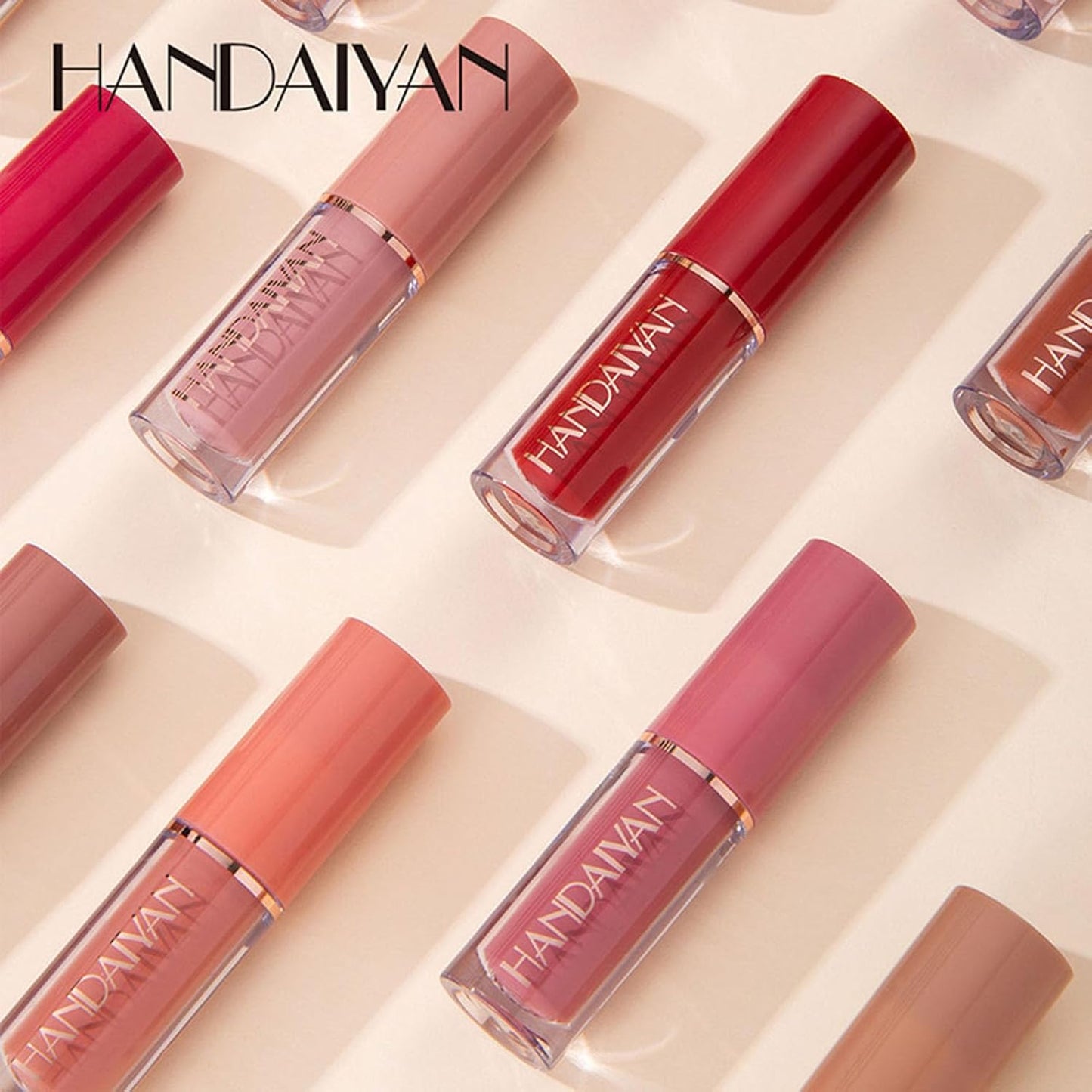 HANDAIYAN Lipstick Set Matte Liquid 12 Colors