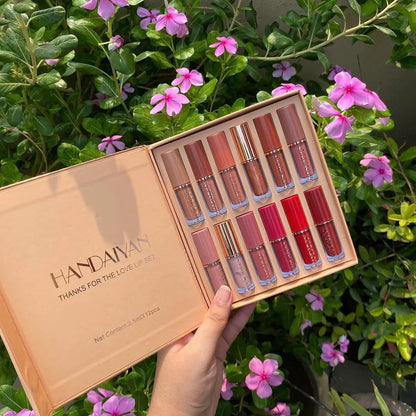 12-Piece Lip Gloss & Matte Lipstick Set