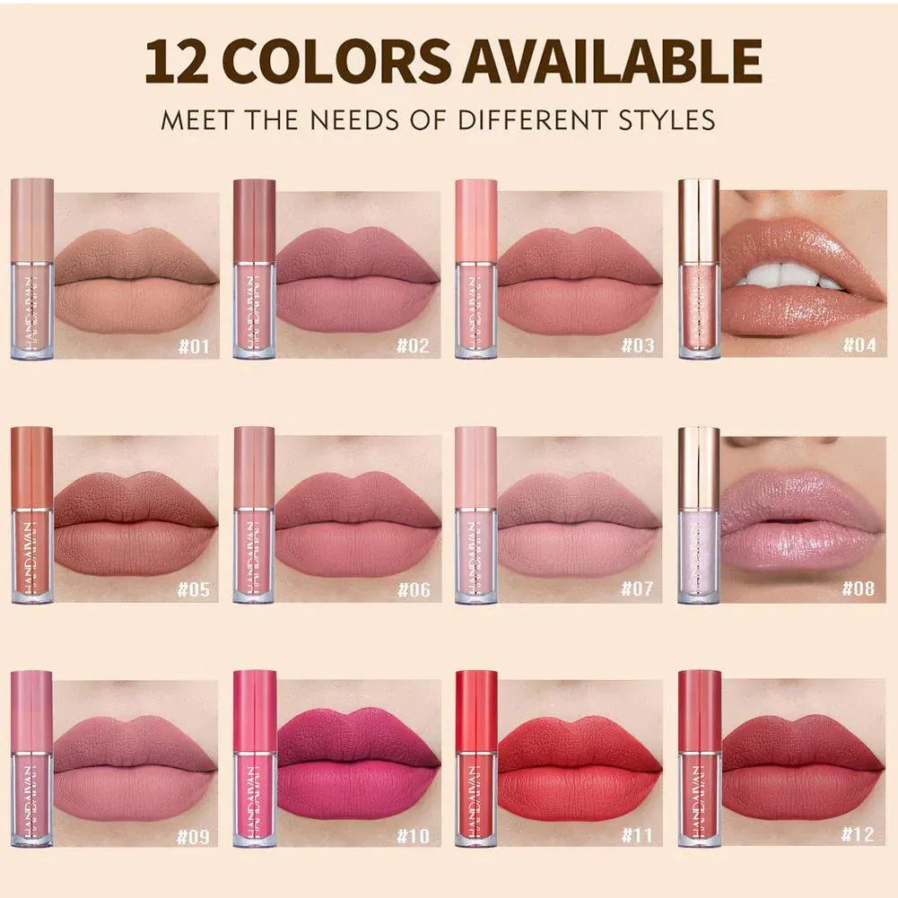 12-Piece Lip Gloss & Matte Lipstick Set